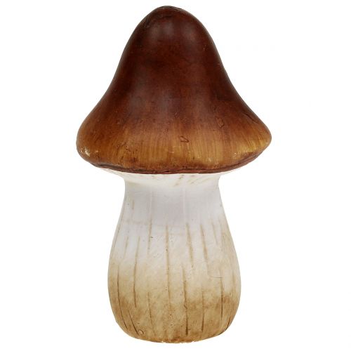 Floristik21 Pilz Mix aus Ton-Keramik Braun 9cm 8St