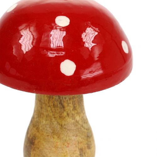 Fliegenpilz aus Holz Rot 15,5cm