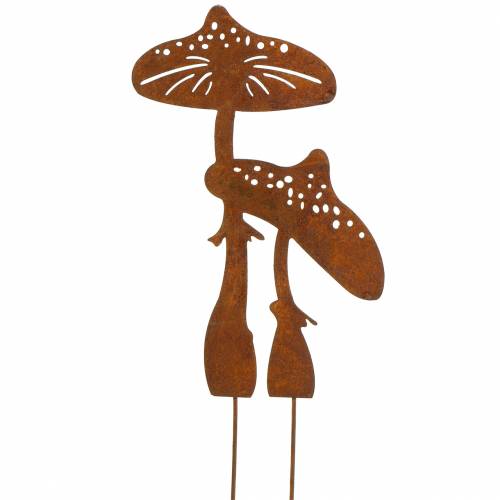Gartenstecker Pilzpaar Edelrost H49,5cm Gartenstecker Pilzpaar Edelrost H49,5cm