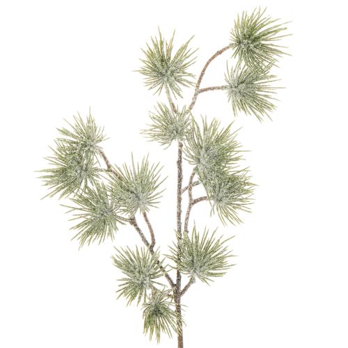 Künstlicher Tannenzweig Kunststoff grün 55cm 3er Set für Winterdekoration | Floristik21.de