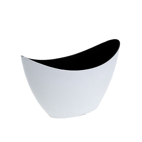 Plastikschiffchen Weiß 20cm x 9cm H12cm