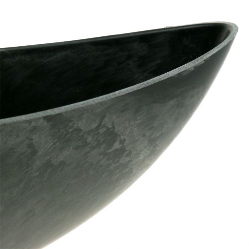 Deko-Schale Pflanzschale Anthrazit 34cm x 11cm H11cm