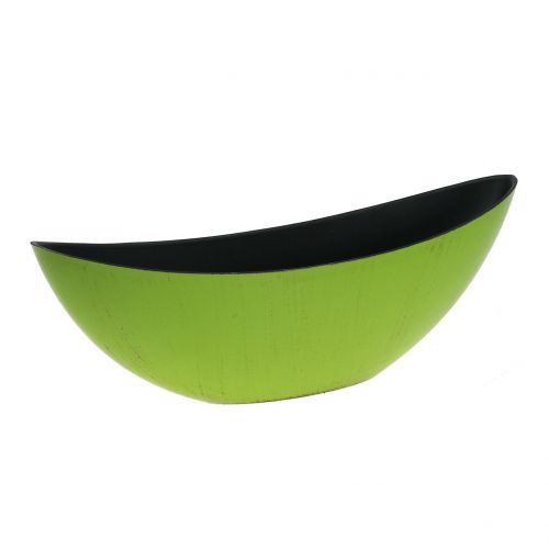 Deko-Schale Pflanzschale Grün Schwarz 34cm x 11cm H11cm