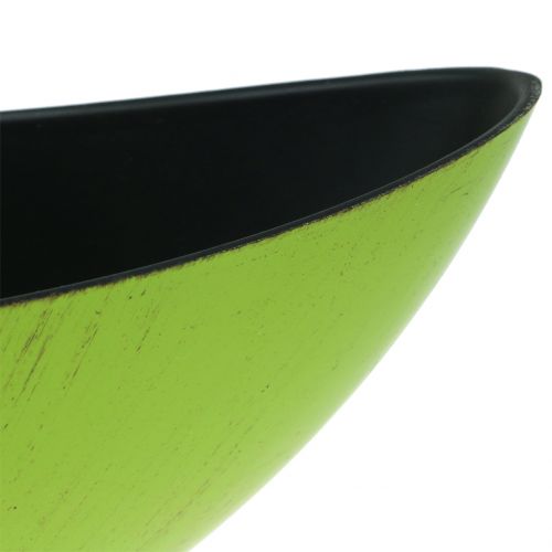 Deko-Schale Pflanzschale Grün Schwarz 34cm x 11cm H11cm
