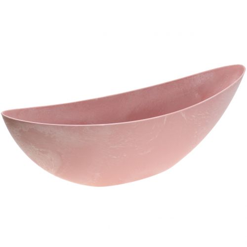 Floristik21 Deko-Schale Pflanzschale Rosa 55cm x 14,5cm H17cm