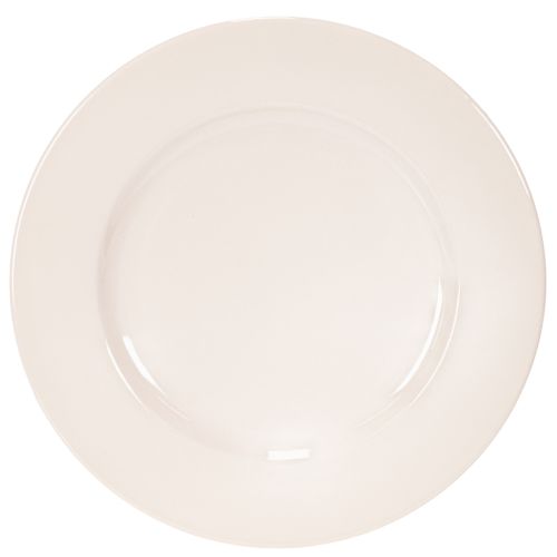 Teller rund Kunststoff 17 cm apricot 6 Stück Dekoration