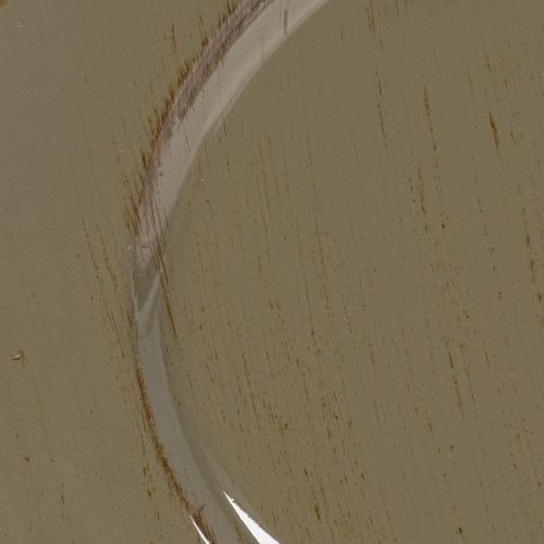 Kunststoff Dekoteller rund 17 cm dunkelgrün-braun 6 Stück | Floristik21.de