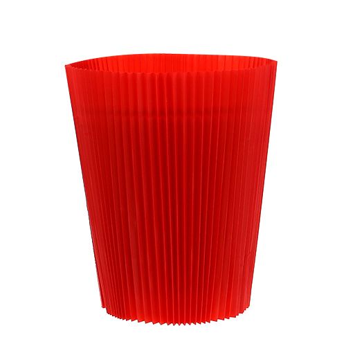 Floristik21 Plisseemanschetten Rot 14,5cm 100St.