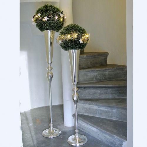 Floristik21 Pokalvase Silber Ø15cm H120cm