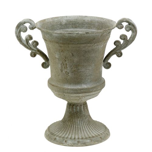 Antik Pokal Grau Ø14,5cm H21cm Antik Pokal Grau Ø14,5cm H21cm