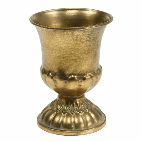 Pokal Antiker Look Golden Metall Ø9cm H12,5cm Pokal Antiker Look Golden Metall Ø9cm H12,5cm