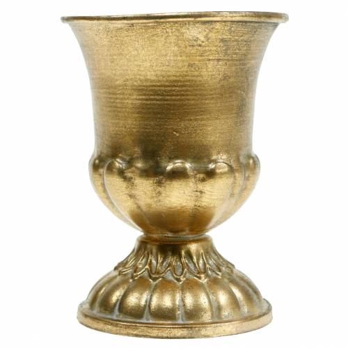 Pokal Antiker Look Golden Metall Ø9cm H12,5cm