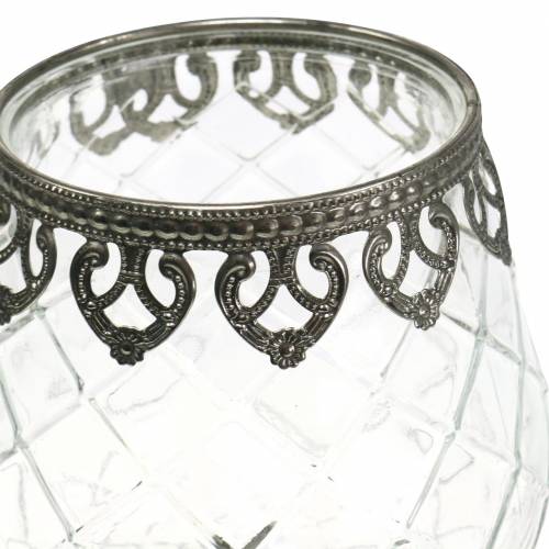 Windlichtglas Pokal Antik Ø13cm H18,5cm