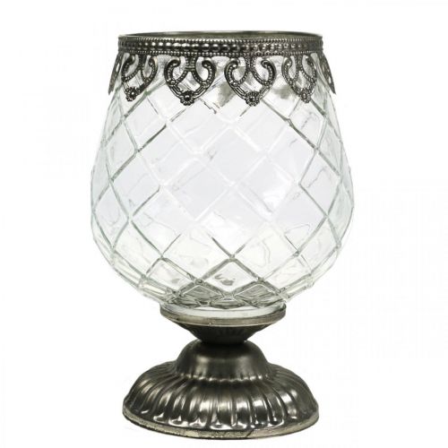 Windlichtglas Pokal Antik Ø13cm H18,5cm Windlichtglas Pokal Antik Ø13cm H18,5cm