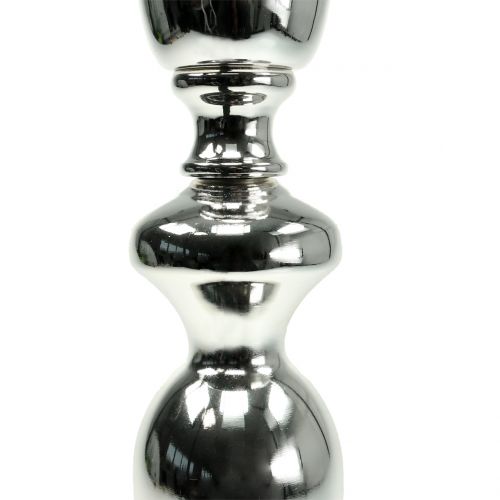 Floristik21 Pokalvase Silber Ø15cm H75cm