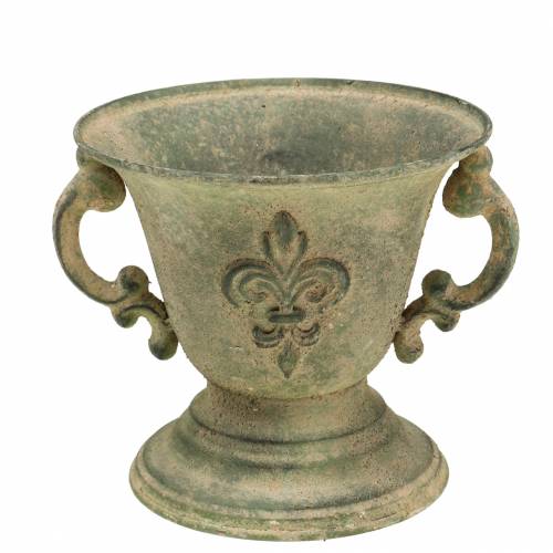 Pokal Schale Vintage Grün Ø15cm H14cm Pokal Schale Vintage Grün Ø15cm H14cm