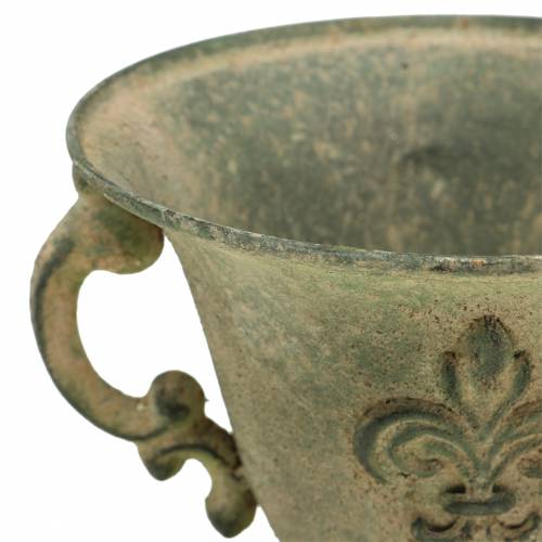 Pokal Schale Vintage Grün Ø15cm H14cm