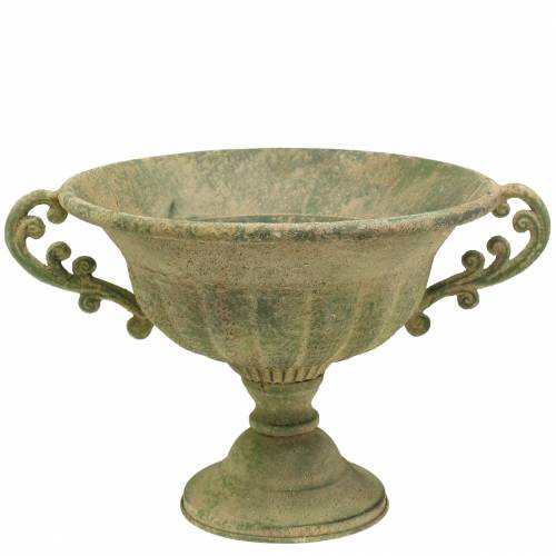 Pokal Schale Antik Grün Ø26cm H20,5cm Pokal Schale Antik Grün Ø26cm H20,5cm