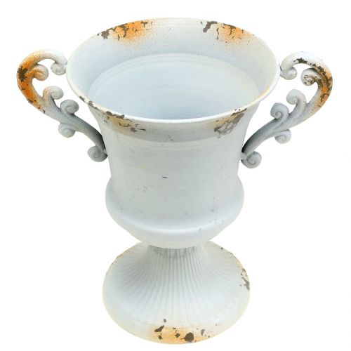 Pokal Antik Weiß Ø16,8cm H24,8cm