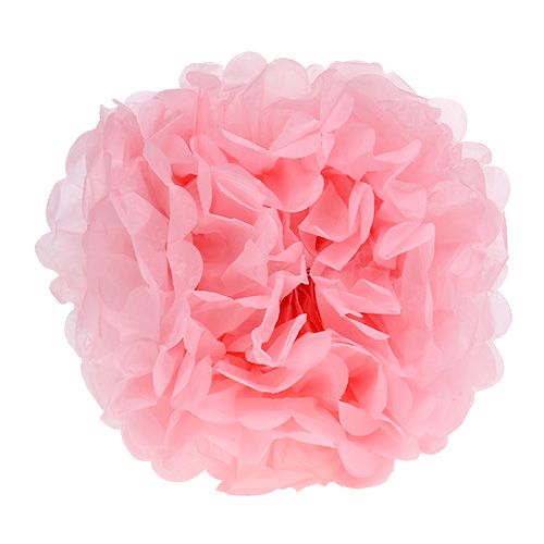 Floristik21 Pompom Papier Ø30cm Hellrosa 5St