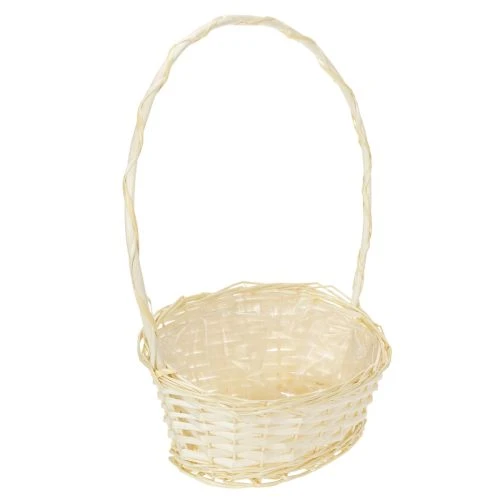 Präsentkorb 27cm x 18cm H43cm hell einkaufen | Floristik21.de