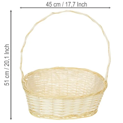 Präsentkorb Weidenkorb 44cm x 36cm | Floristik21.de