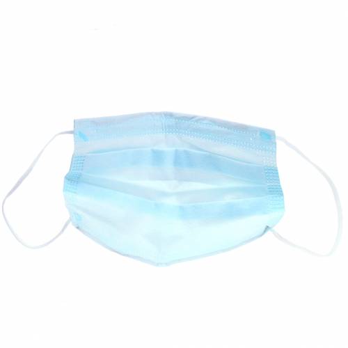 Einwegmaske Gesichtsmaske Mundmaske 3-lagig Hellblau 10Stück Einwegmaske Gesichtsmaske Mundmaske 3-lagig Hellblau 10Stück