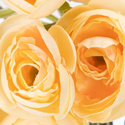 Artikel Ranunkelzweig künstlich Orange 32 cm, 5 Stück – Deko für Vasen und Arrangements