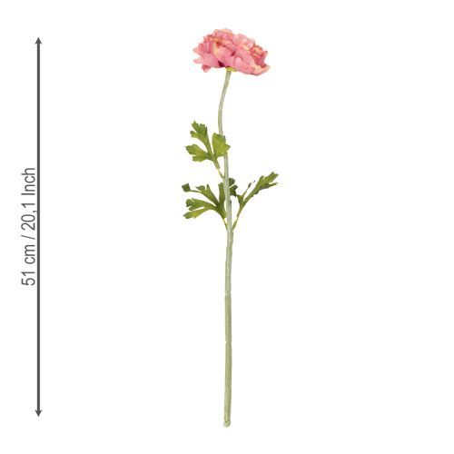 Artikel Künstlicher Pfingstrosenbund Rosa 51cm - Elegante und Zeitlose Dekoration 3 Stück