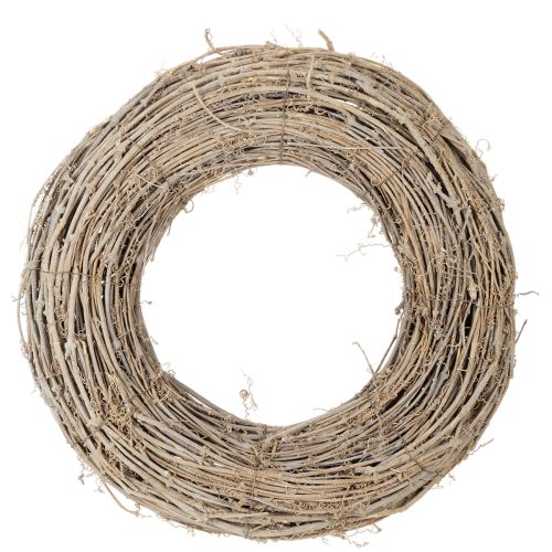 Artikel Dekokranz Rattan weiß gewaschen 50cm für kreatives Gestalten