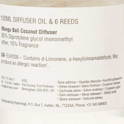 Artikel Raumduft Diffuser aus Glas, 2er-Set, 6 x 6 x 19 cm, für Innenräume