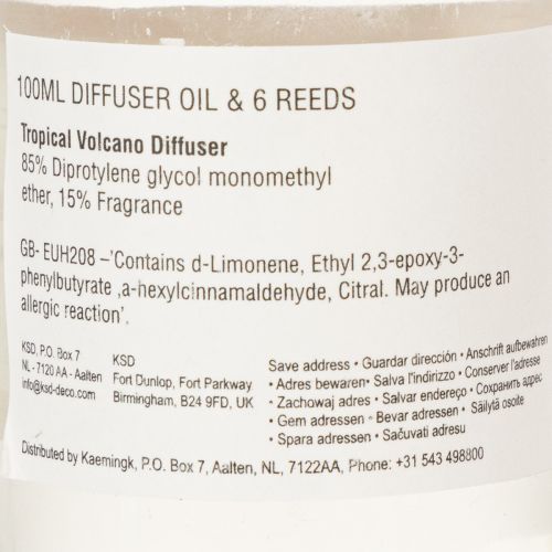 Artikel Raumduft Diffuser aus Glas, 2er-Set, 6 x 6 x 19 cm, für Innenräume