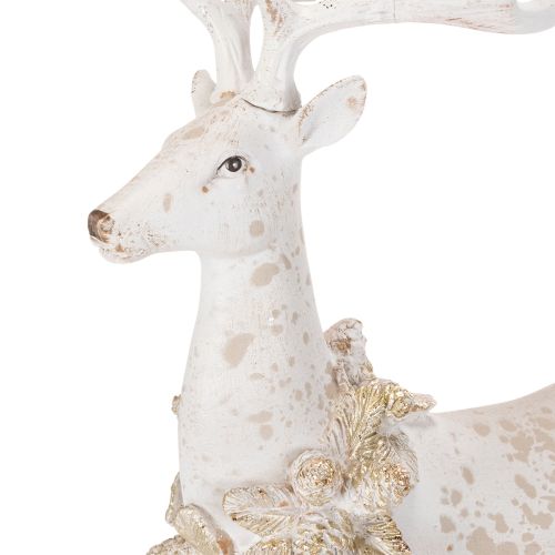 Dekofigur Hirsch aus Kunstharz