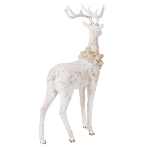 Dekofigur Hirsch aus Kunstharz