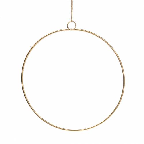 Dekoring zum Hängen Gold Ø25cm 6St | Floristik21.de