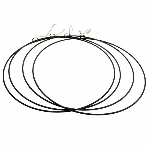 Artikel Dekoring zum Hängen Schwarz Ø35cm 4St