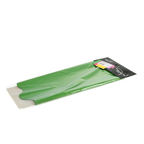 Floristik21 Rondella-Manschette mit Punkten Grün Ø50cm 50St
