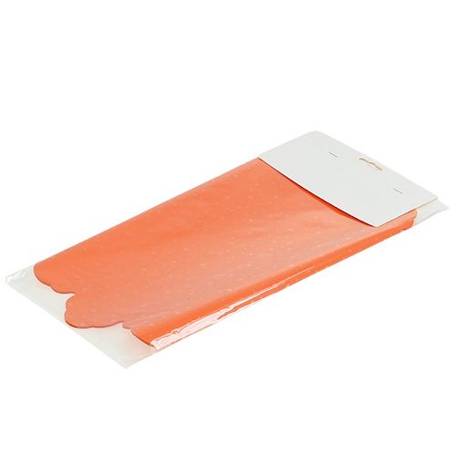 Floristik21 Rondella-Manschette Orange Ø48cm 50St