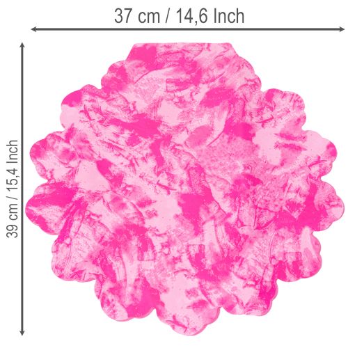 Blumenmanschette rund Polypropylen 38 cm pink für Blumensträuße | Floristik21.de