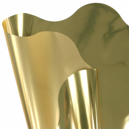 Floristik21 Rondella Manschette Gold Metallic zweifarbig 60cm 50St