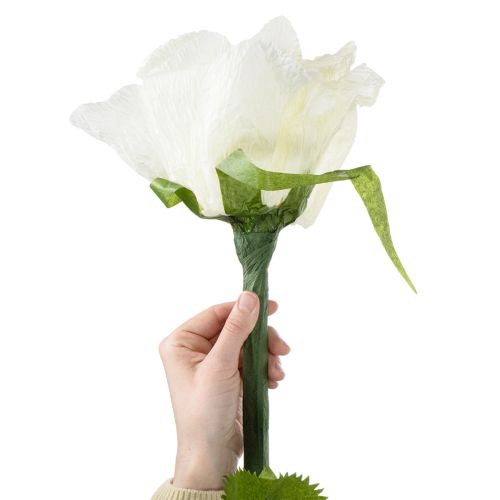 Artikel Künstliche Rose Weiß 92cm – Elegante Dekoblume für Wohnräume und Events