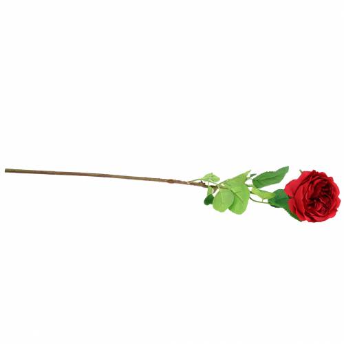 Floristik21 Rose Kunstblume Rot 72cm