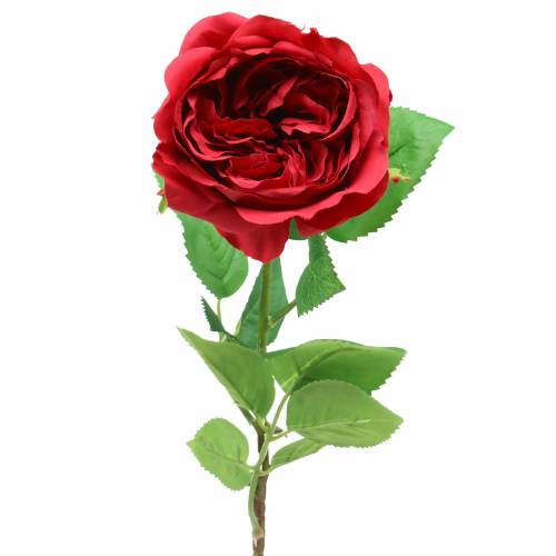 Floristik21 Rose Kunstblume Rot 72cm