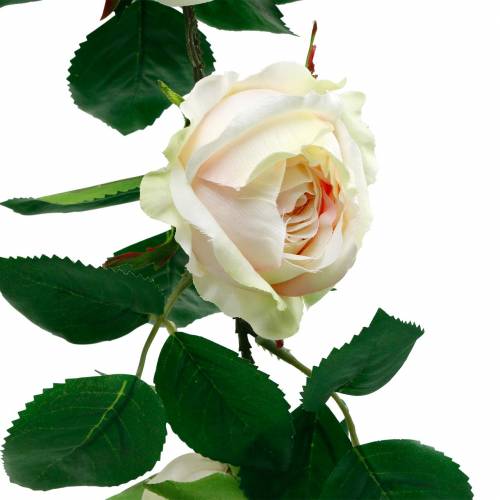 Romantische Rosen-Girlande, Seidenblume, künstliche Rosenranke 160cm