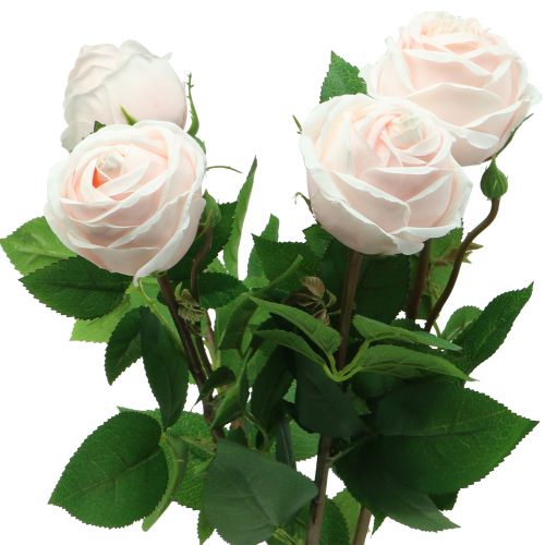 Rosenstrauß Zartrosa 65cm 4St