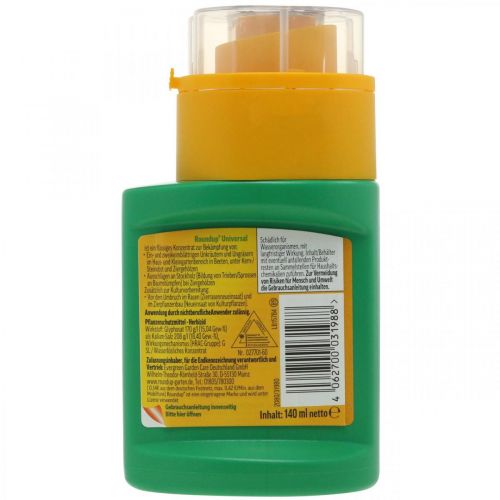 Floristik21 Roundup Unkrautfrei Universal Pflanzenschutzmittel 140ml