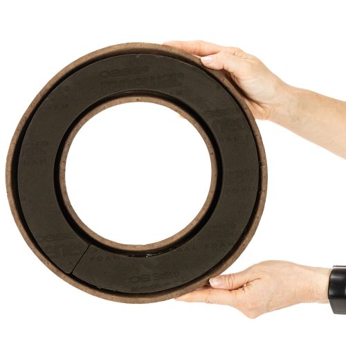 Artikel OASIS® Renewal® Floral Foam Biolit® Steckschaum-Ring, rund, 31 cm, 2 Stück