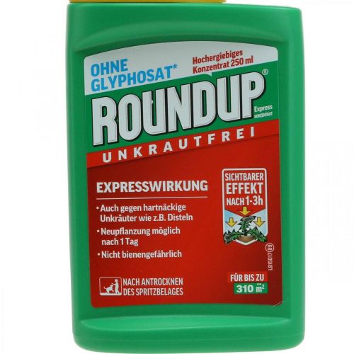 Roundup Unkrautfrei Express Herbizid Pflanzenschutz Konzentrat 250ml