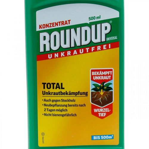 Floristik21 Roundup Universal Unkrautfrei Konzentrat Unkrautvernichter 500ml