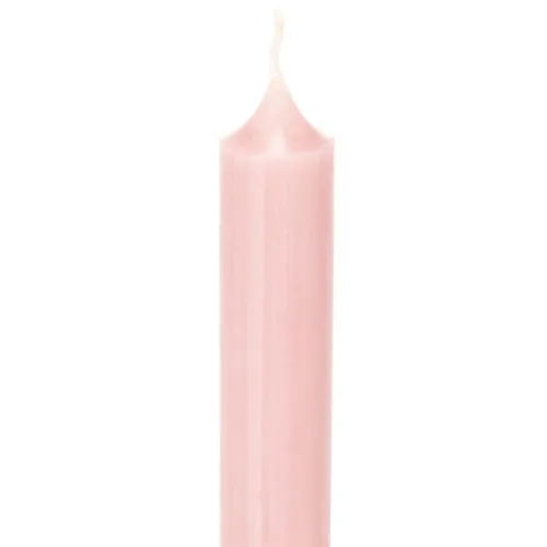 Durchgefärbte Stabkerzen Wachs Rosa 350 x 28 mm 4 Stück | Floristik21.de